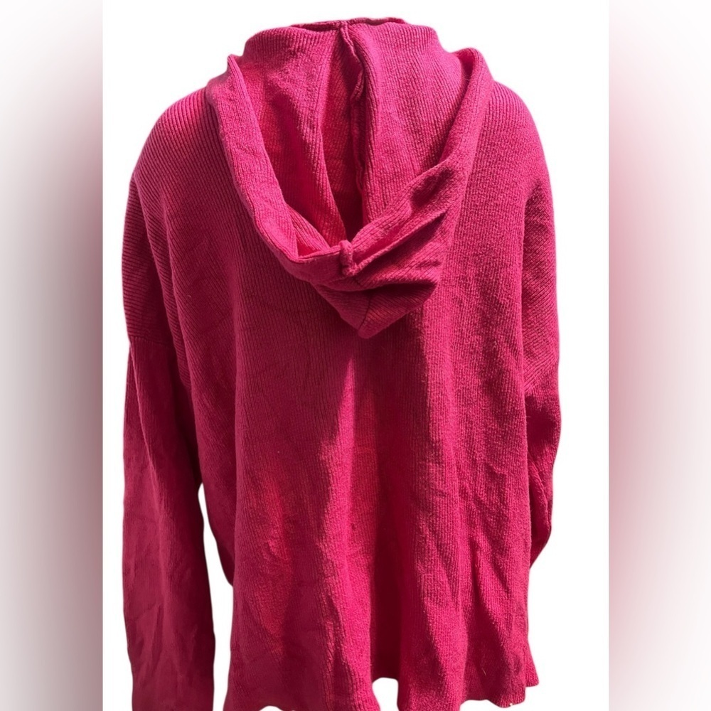 Tahari Pink Hooded Sweater - Picture 6 of 8